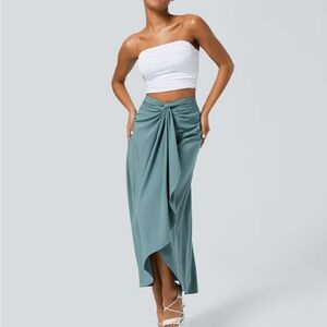 HALARA Teal Maxi Skirt